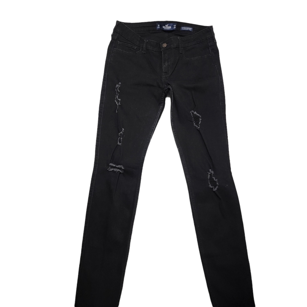 Hollister Jeans Low Rise Damage Super Skinny